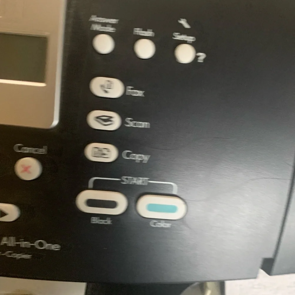 HP Officejet J3680 All-in-One Printer Fax Scanner Copier